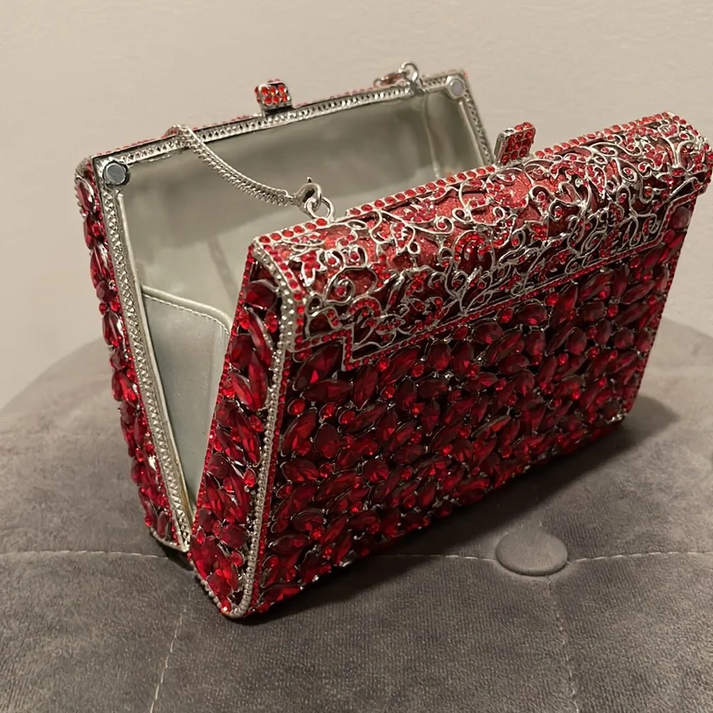 Ruby Red Clutch - Picture 4 of 10